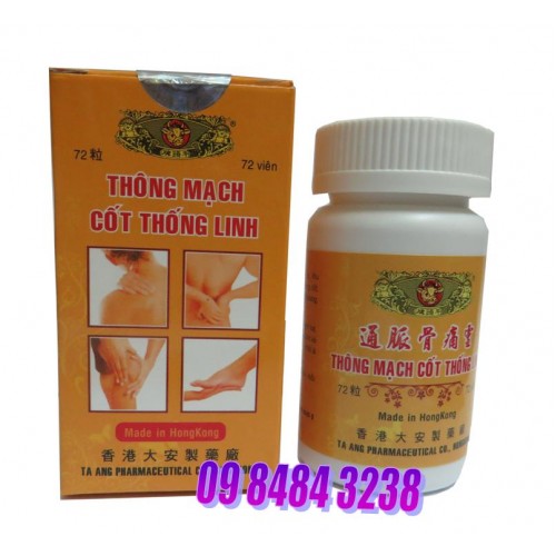 Thông mạch cốt thống linh Hong kong trị đau nhức xương, phong thấp...